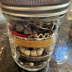 Jewelry jar all bracelets gorgeous high quality